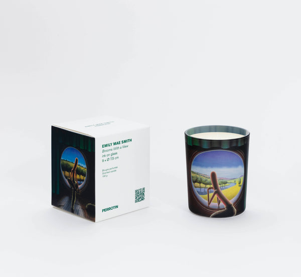 PERROTIN x EMILY MAE SMITH - Brooms With a View ink on glass Candle