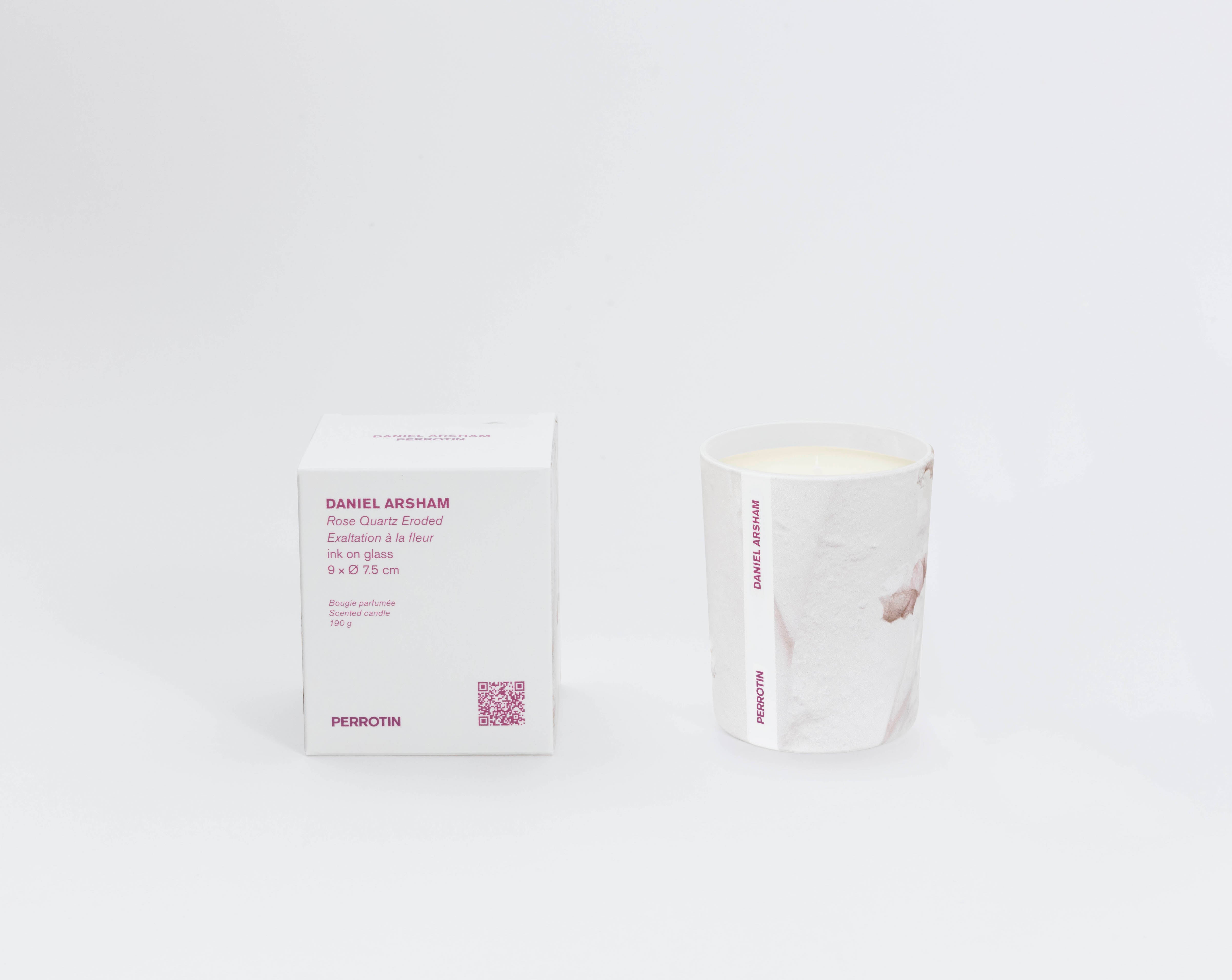 PERROTIN x DANIEL ARSHAM - Rose Quartz Eroded Exaltation à la fleur Candle