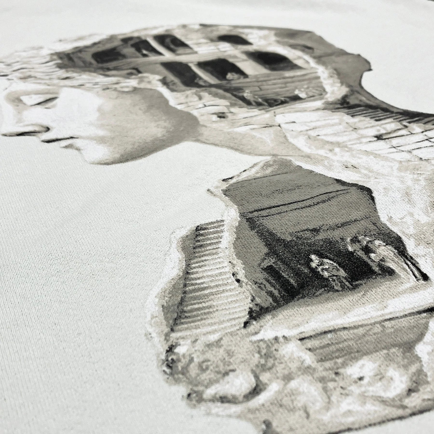 Daniel Arsham - Hoodie - Labyrinth (Washed Sage)