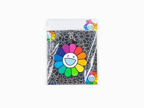 Kaikai Kiki - Flower rubber strap / Rainbow & White